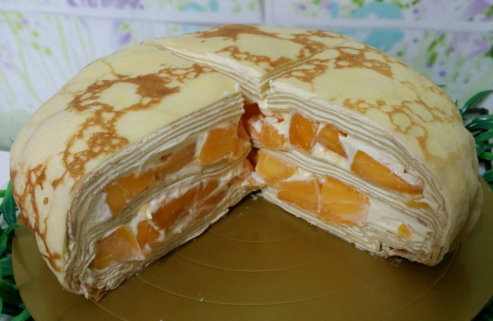芒果千層蛋糕【8吋】